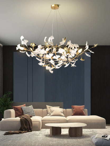 Gingko Chandelier Style F