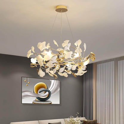 Gingko Chandelier Style F