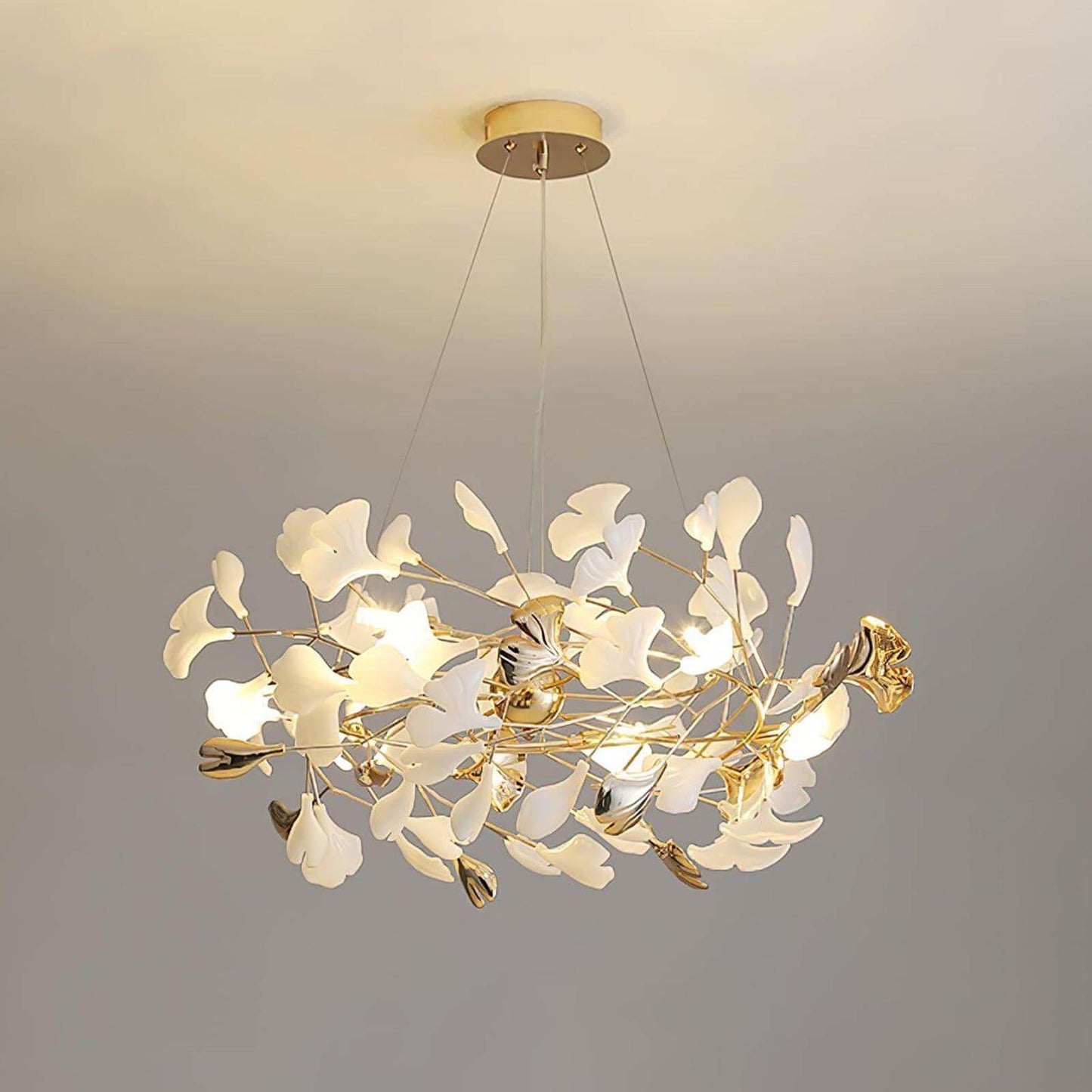 Gingko Chandelier Style F
