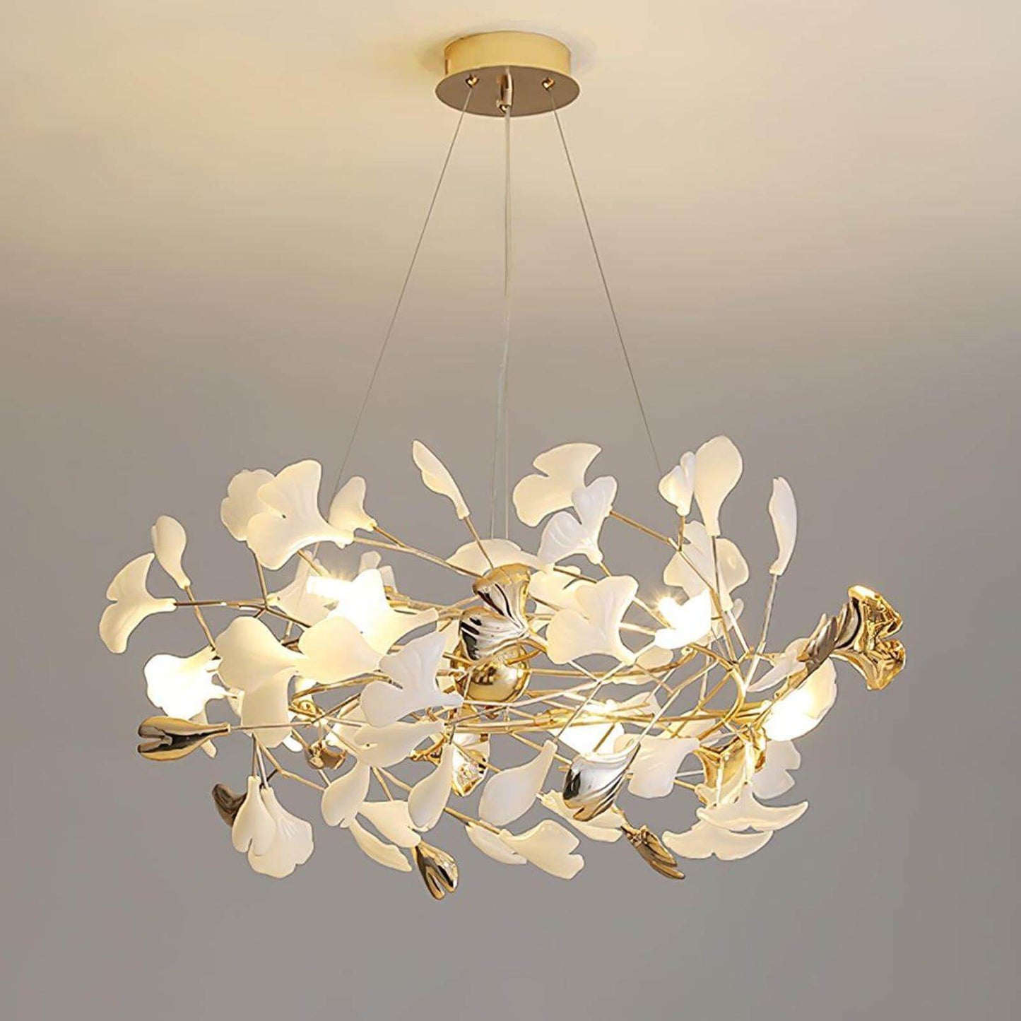 Gingko Chandelier Style F