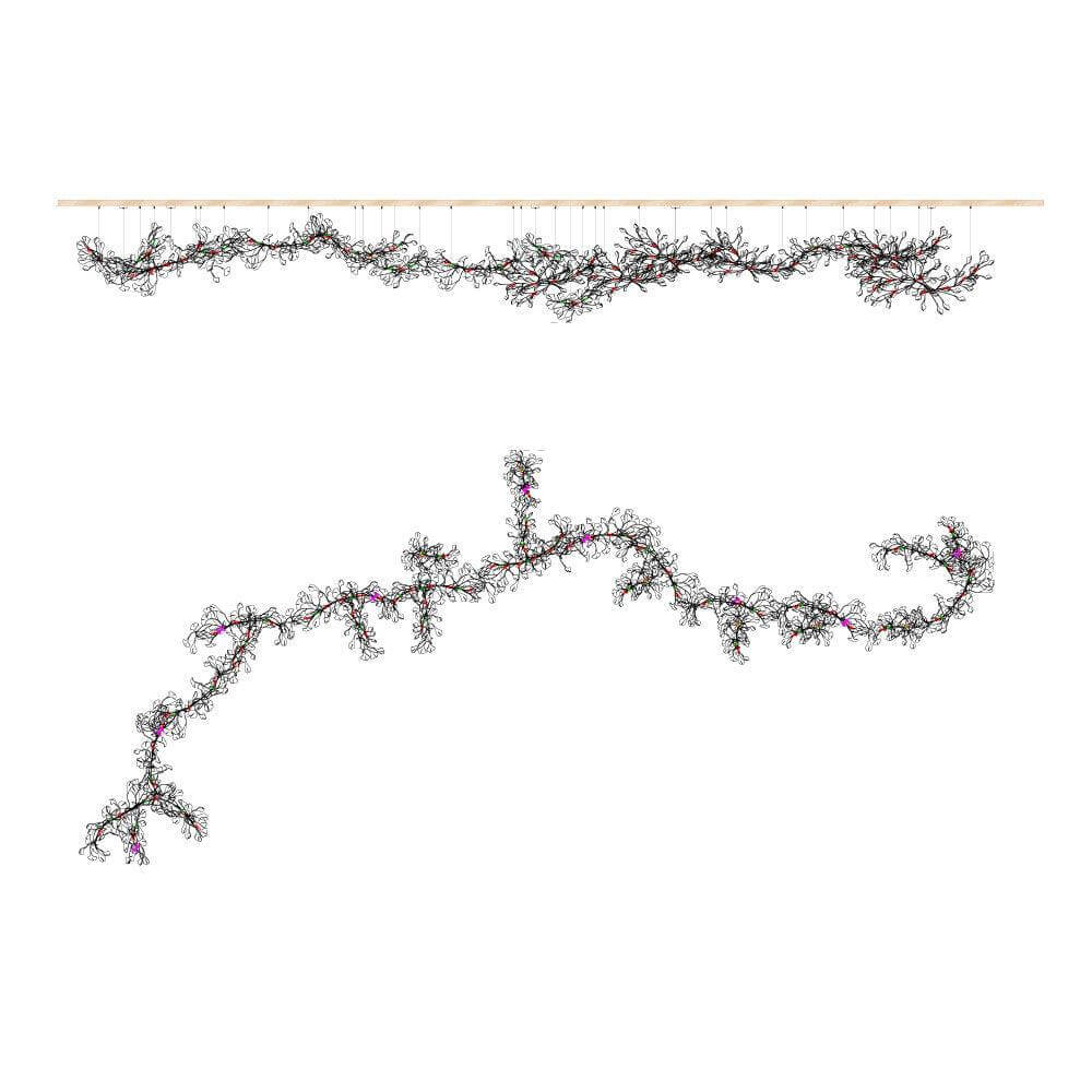 Gingko Chandelier Style J