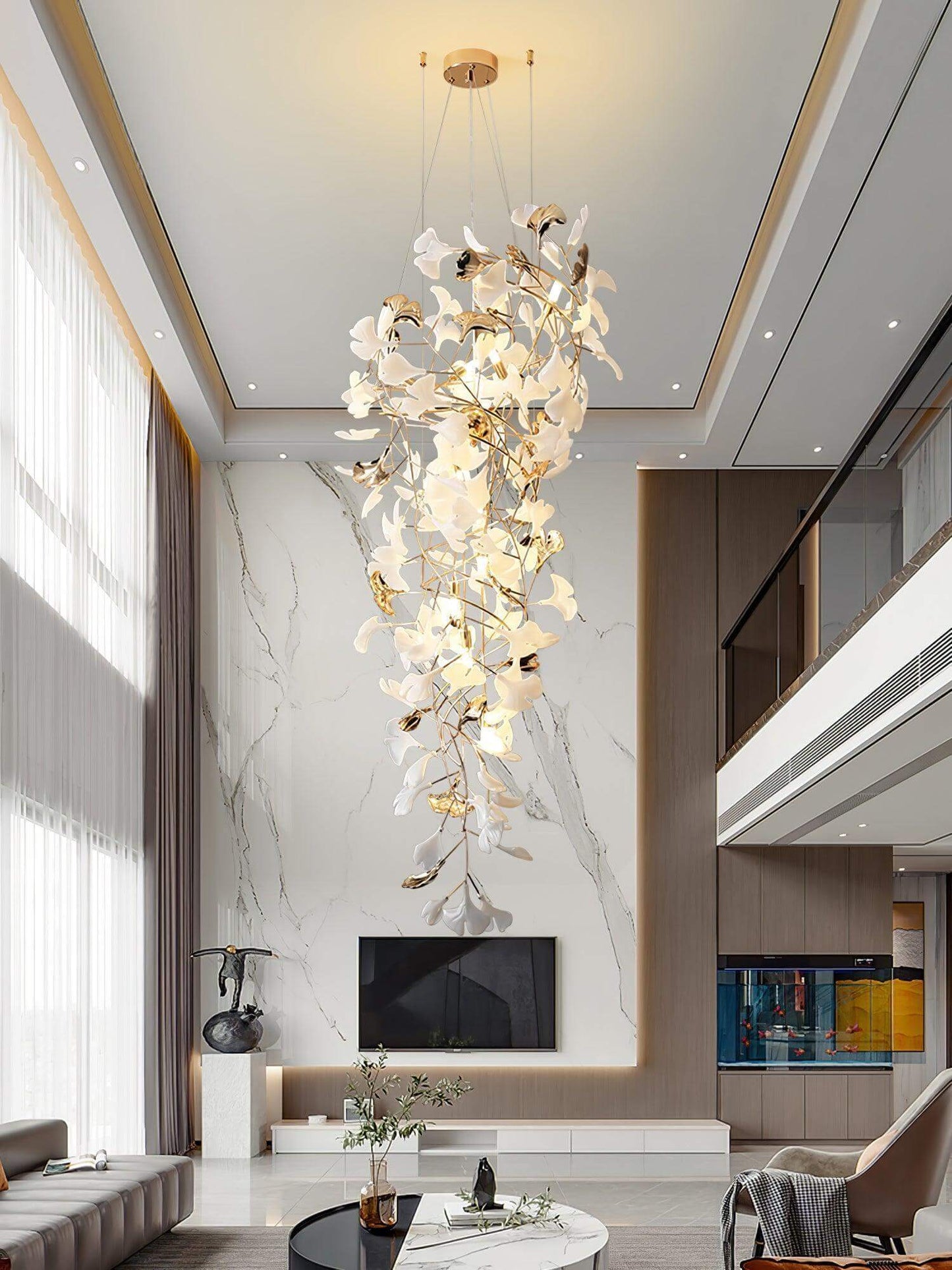 Gingko Chandelier Style L