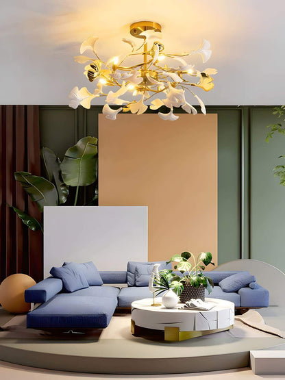 Gingko Chandelier Style G