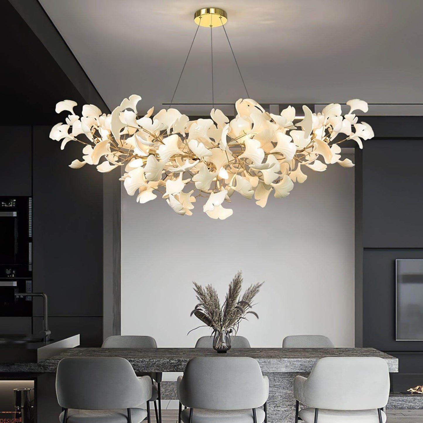 Gingko Chandelier Style A