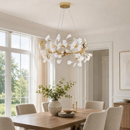 Gingko Chandelier Style E