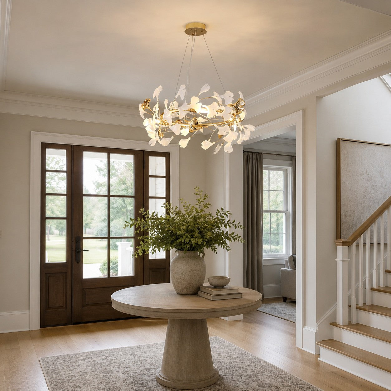 Gingko Chandelier Style E