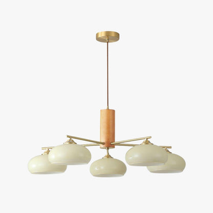 Glass Persimmon Chandelier