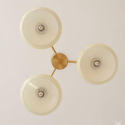 Glass Persimmon Chandelier