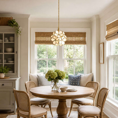 Glass Petal Pendant Light