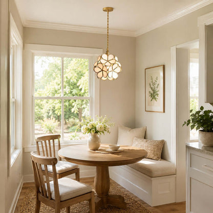 Glass Petal Pendant Light