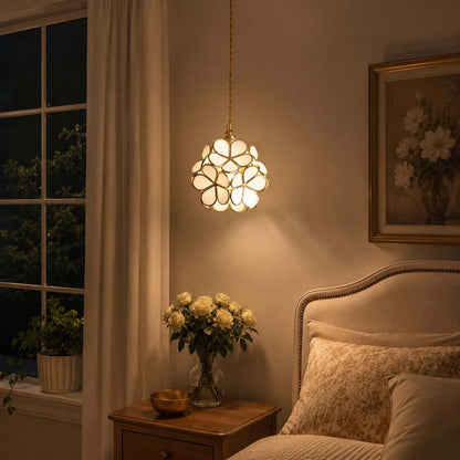 Glass Petal Pendant Light