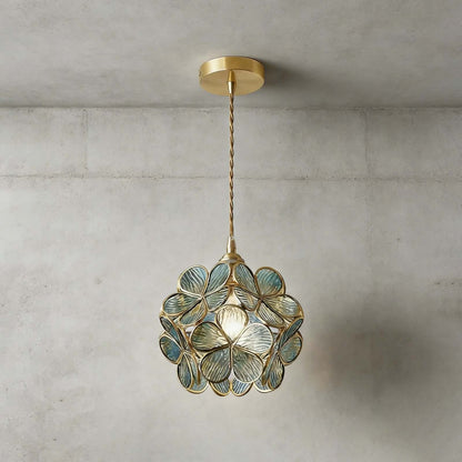 Glass Petal Pendant Light