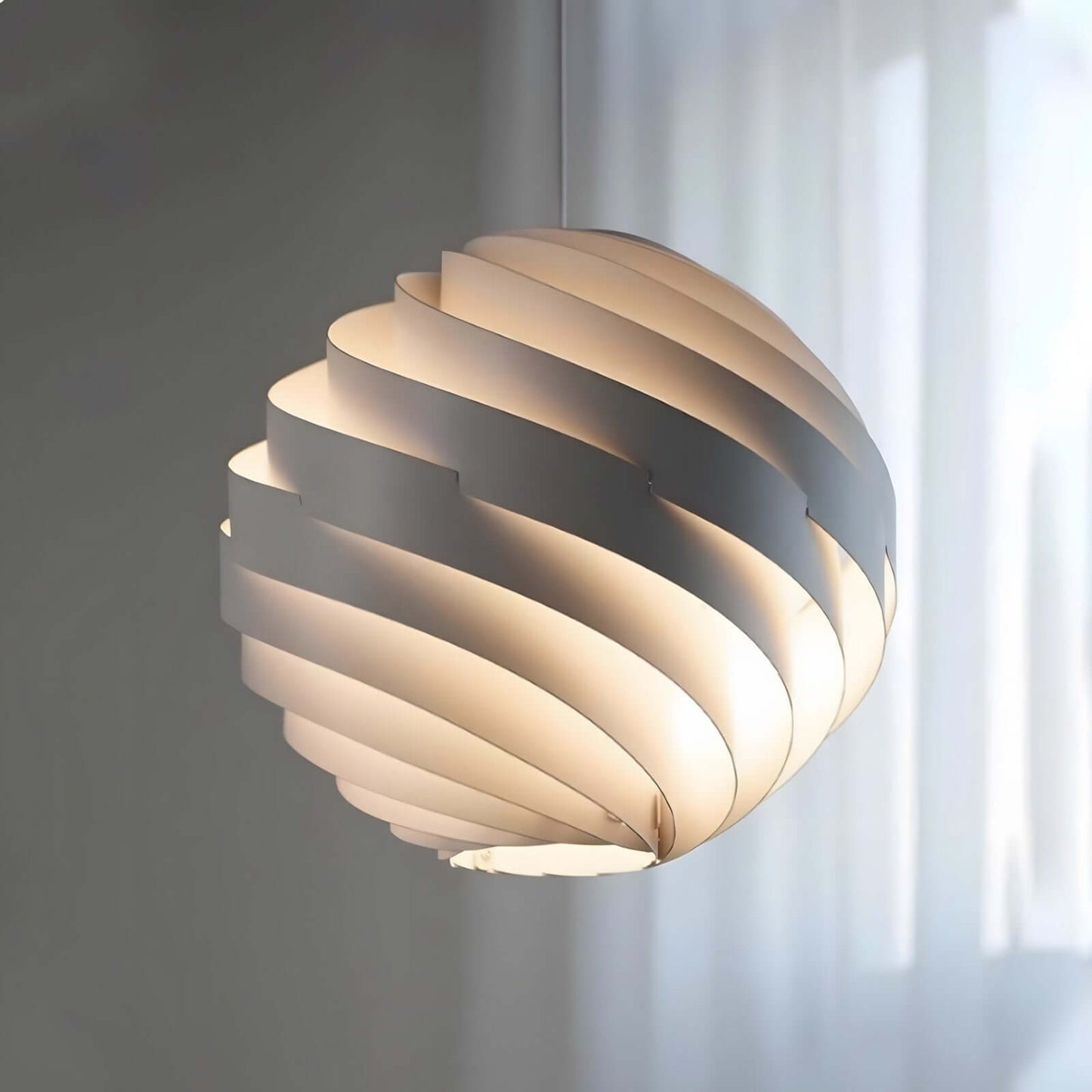 Halo Swirl Pendant Light