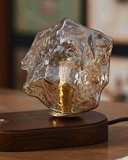 Ice Stone Glass Table Lamp