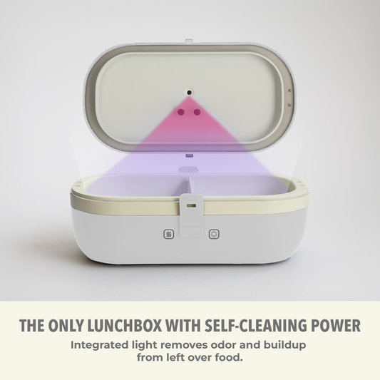 Self-Heating Lunch Box With USB-C Cord and UV LIGHT SANITIZER