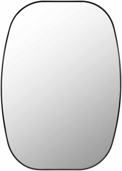 Kopparberg Black Gold Frame Round Mirror