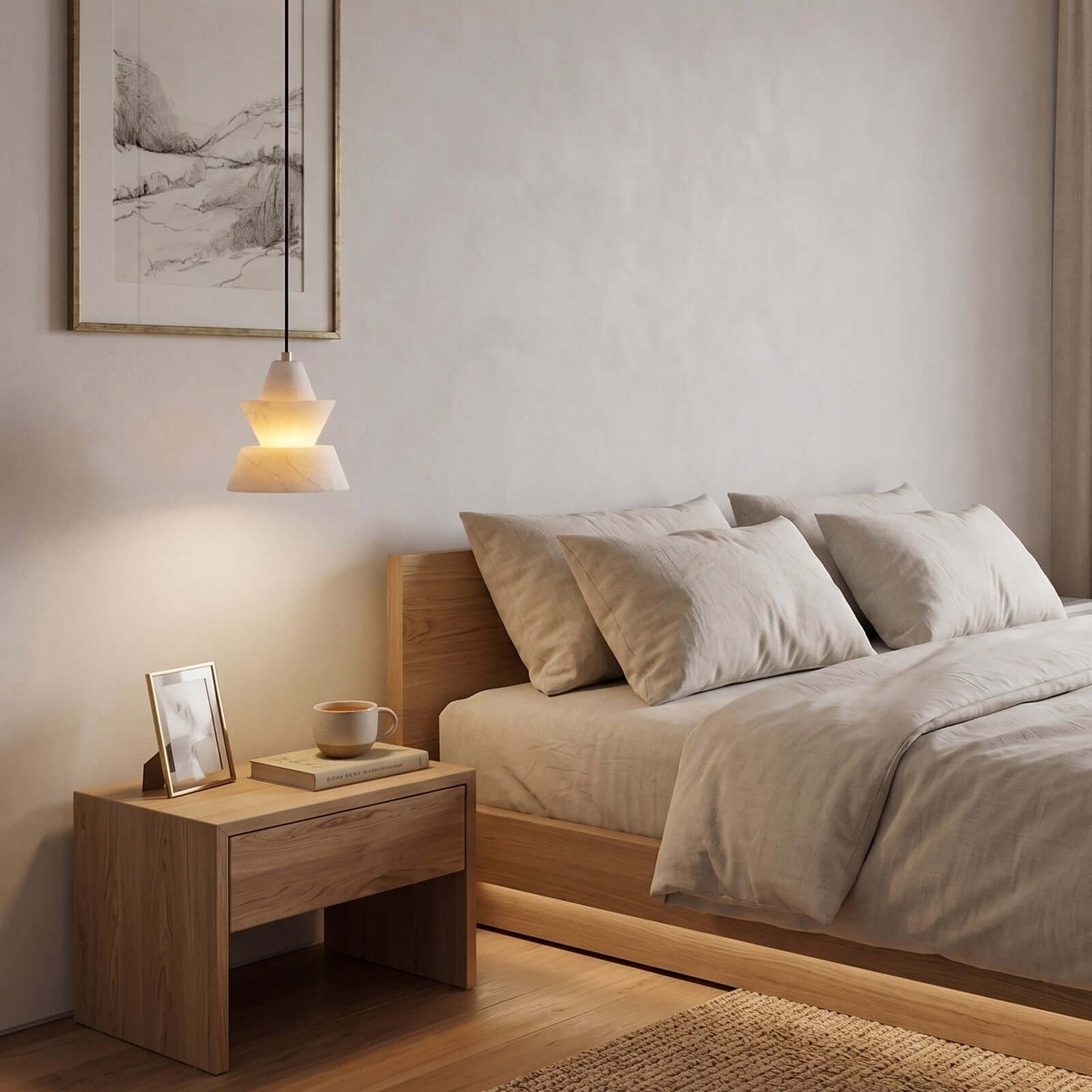 LAB S18 Alabaster Pendant Light
