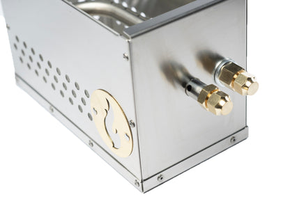 The Hekla: 304 Stainless Steel LavaBox with Dual-Burner