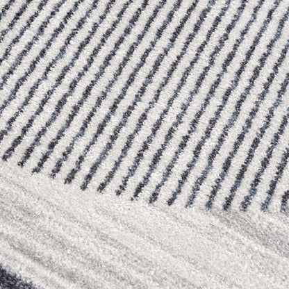 Thad Medium Gray Washable Area Rug