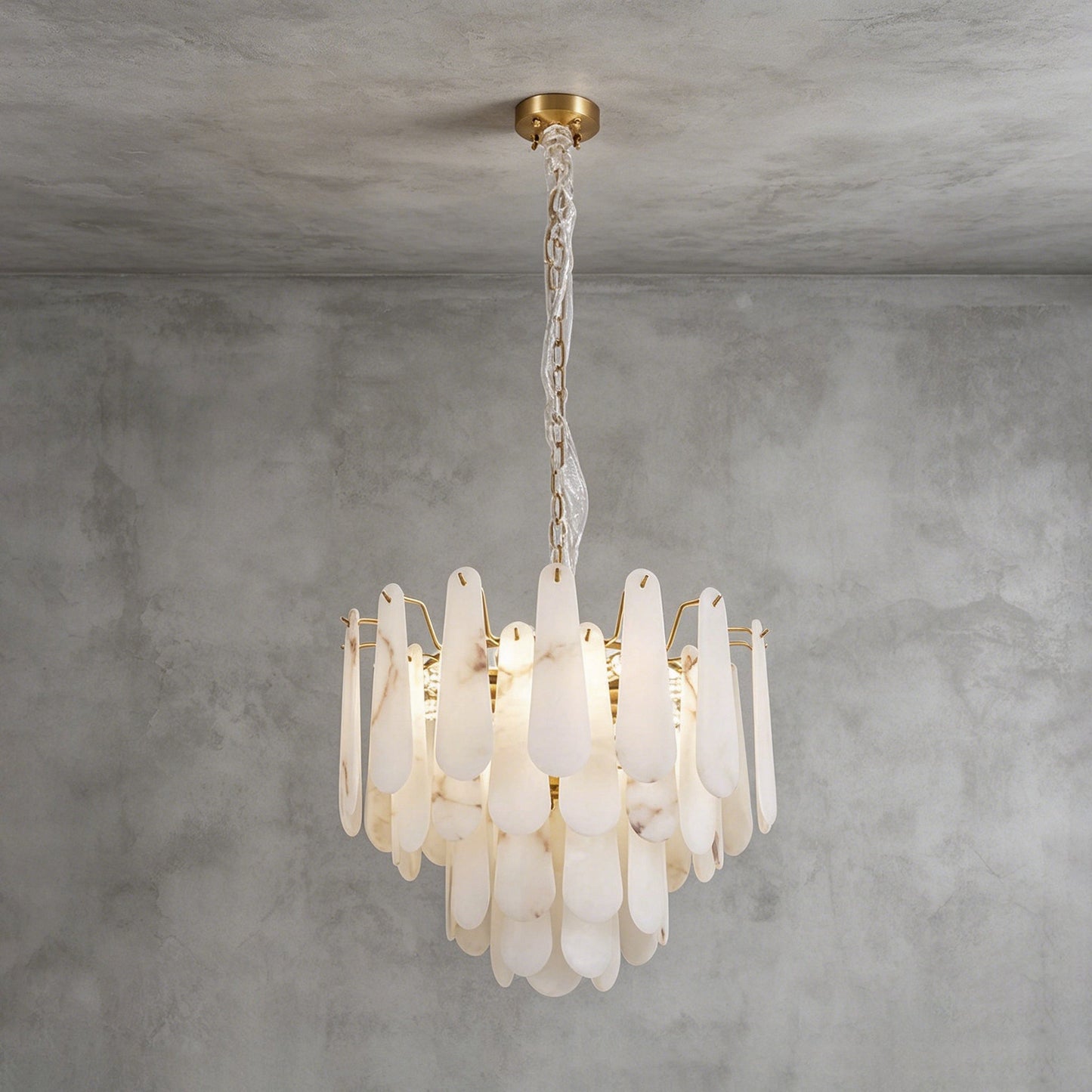 Leon Alabaster Chandelier