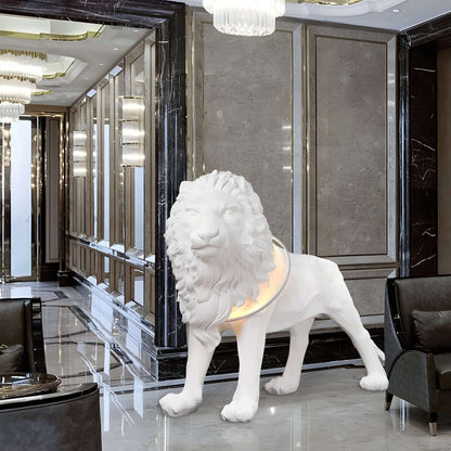 Lion King Sculpture Floor Lamp