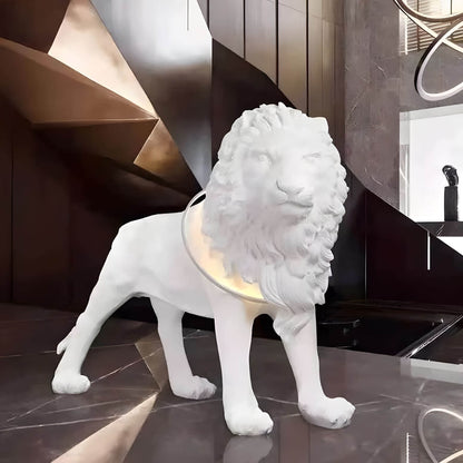 Lion King Sculpture Floor Lamp