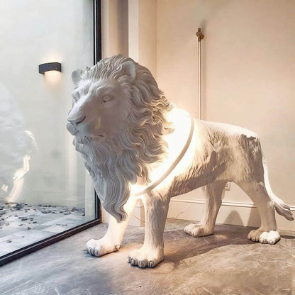 Lion King Sculpture Floor Lamp