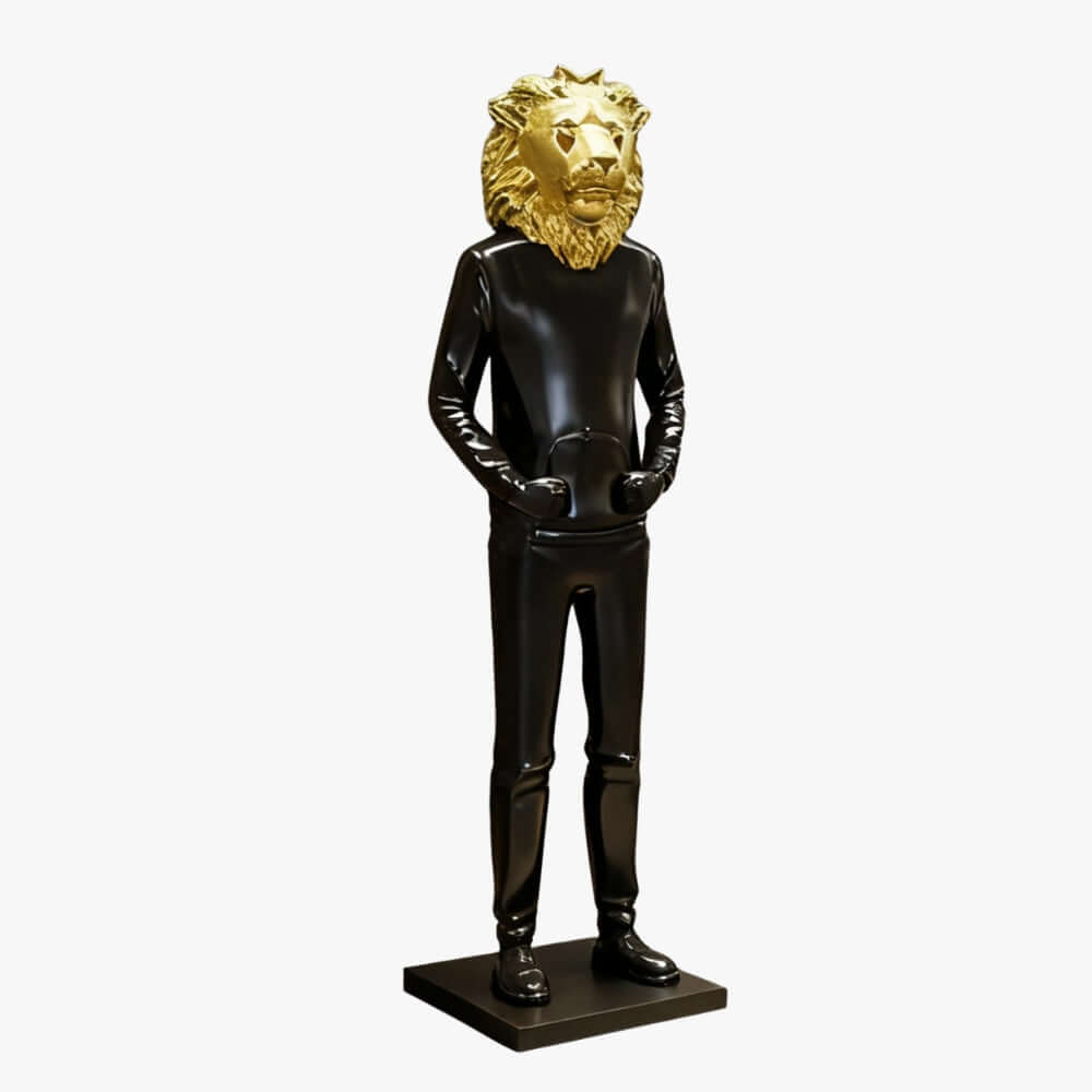 Lion Head Man Sculptural