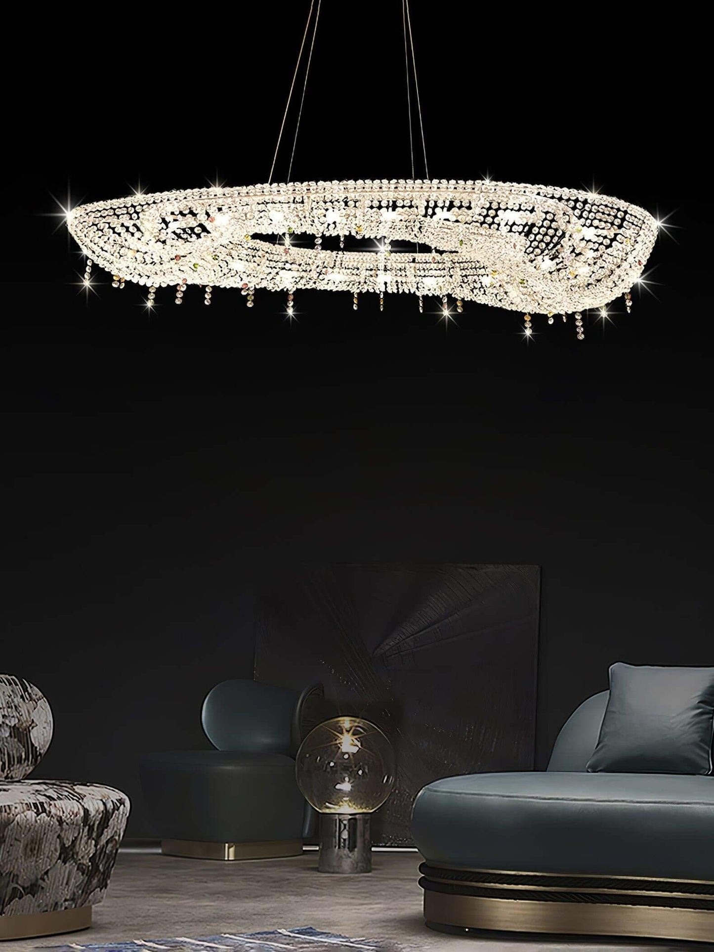Lumori Oval Chandelier