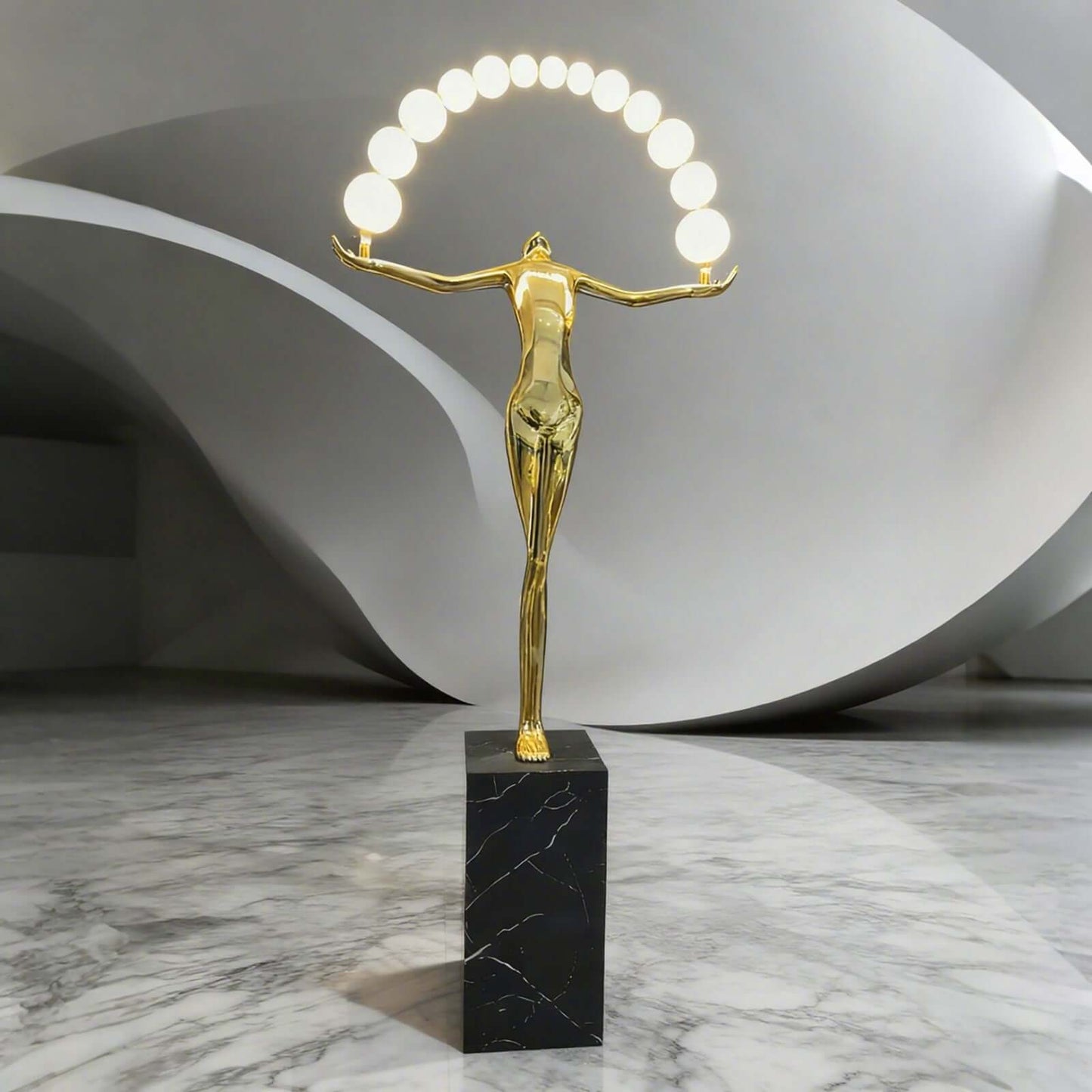 Lunari Sculpture Floor Lamp