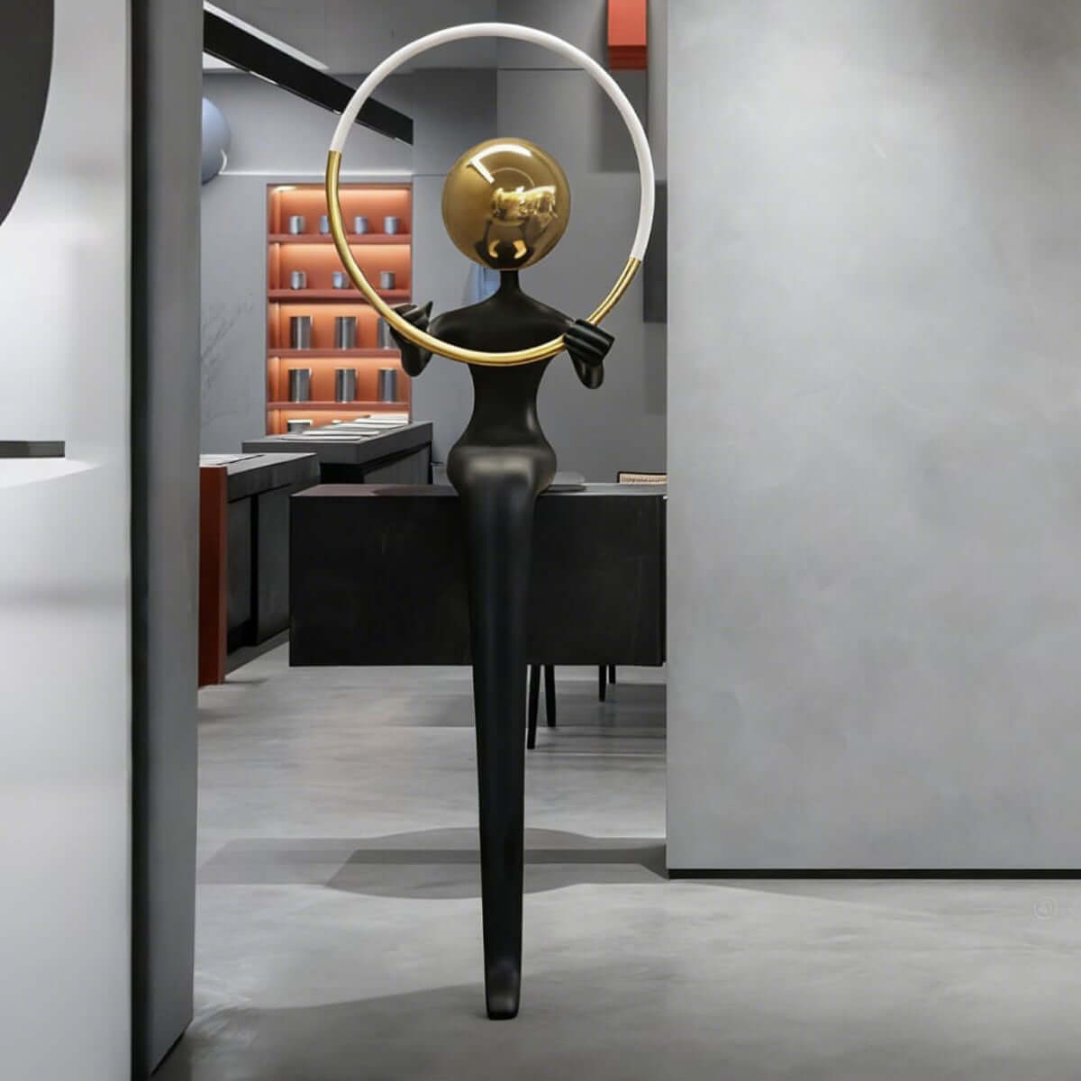 Lymora Sculpture Floor Lamp