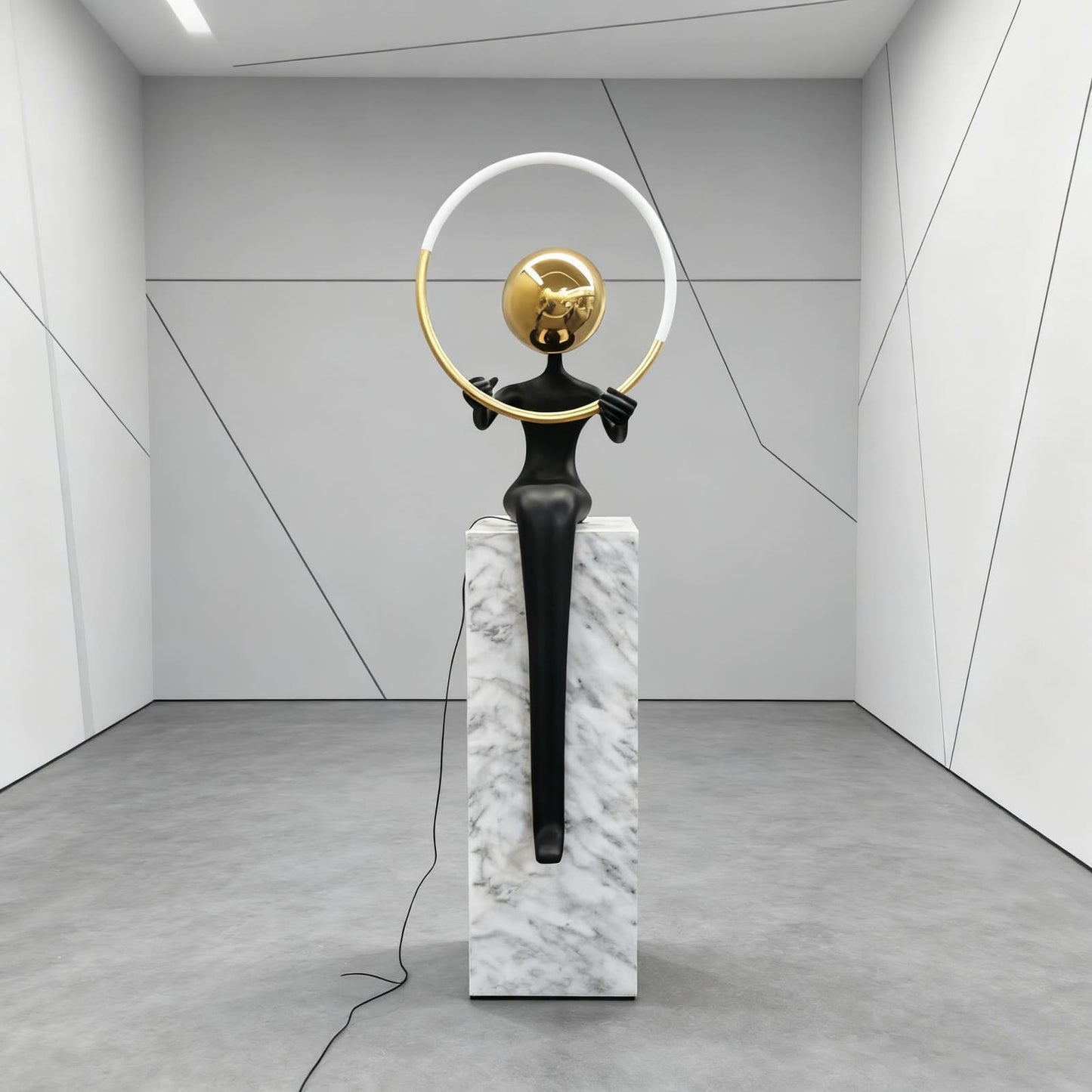 Lymora Sculpture Floor Lamp