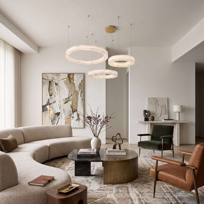 Marika Alabaster Chandelier