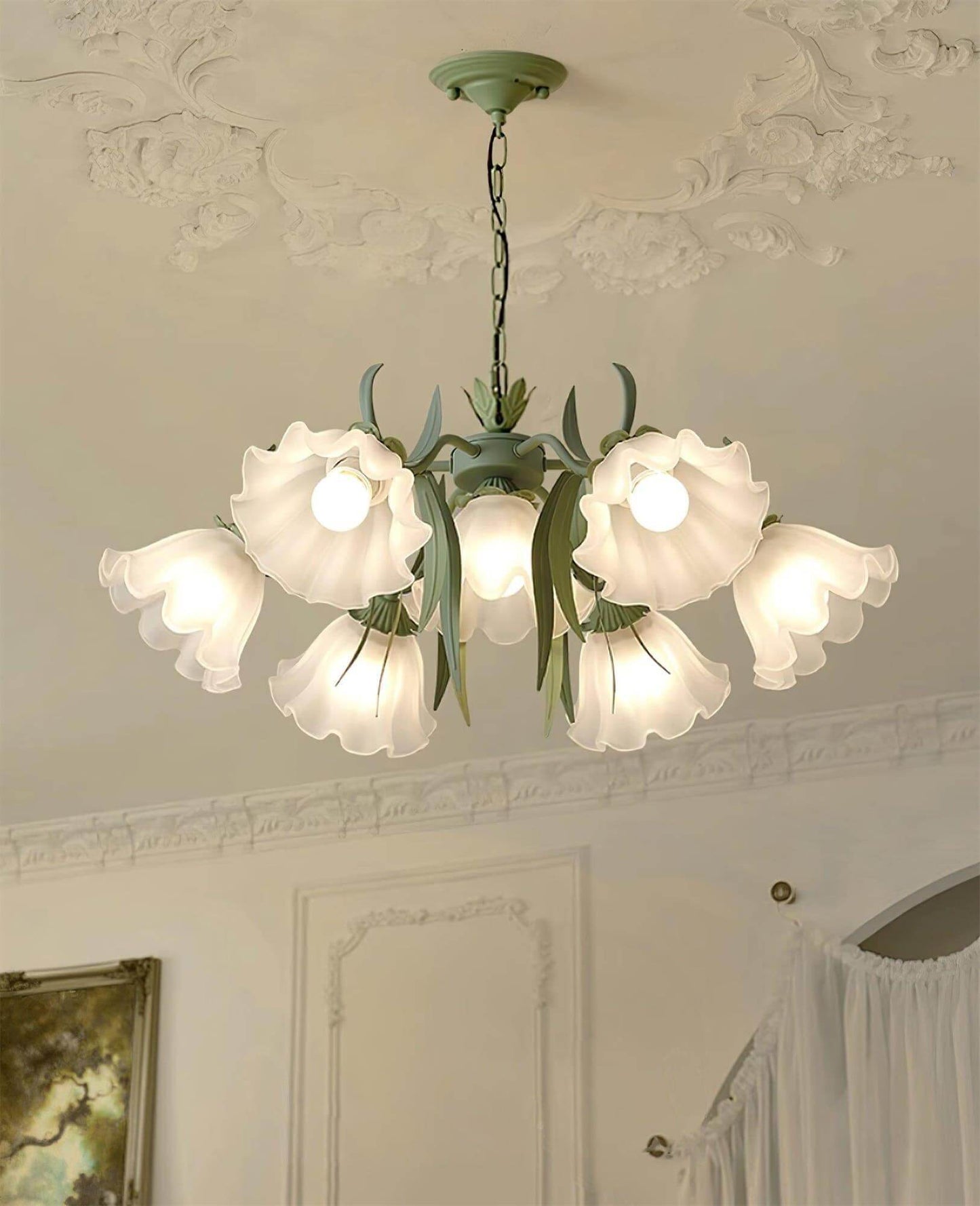 Maysea Lily Flower Chandelier