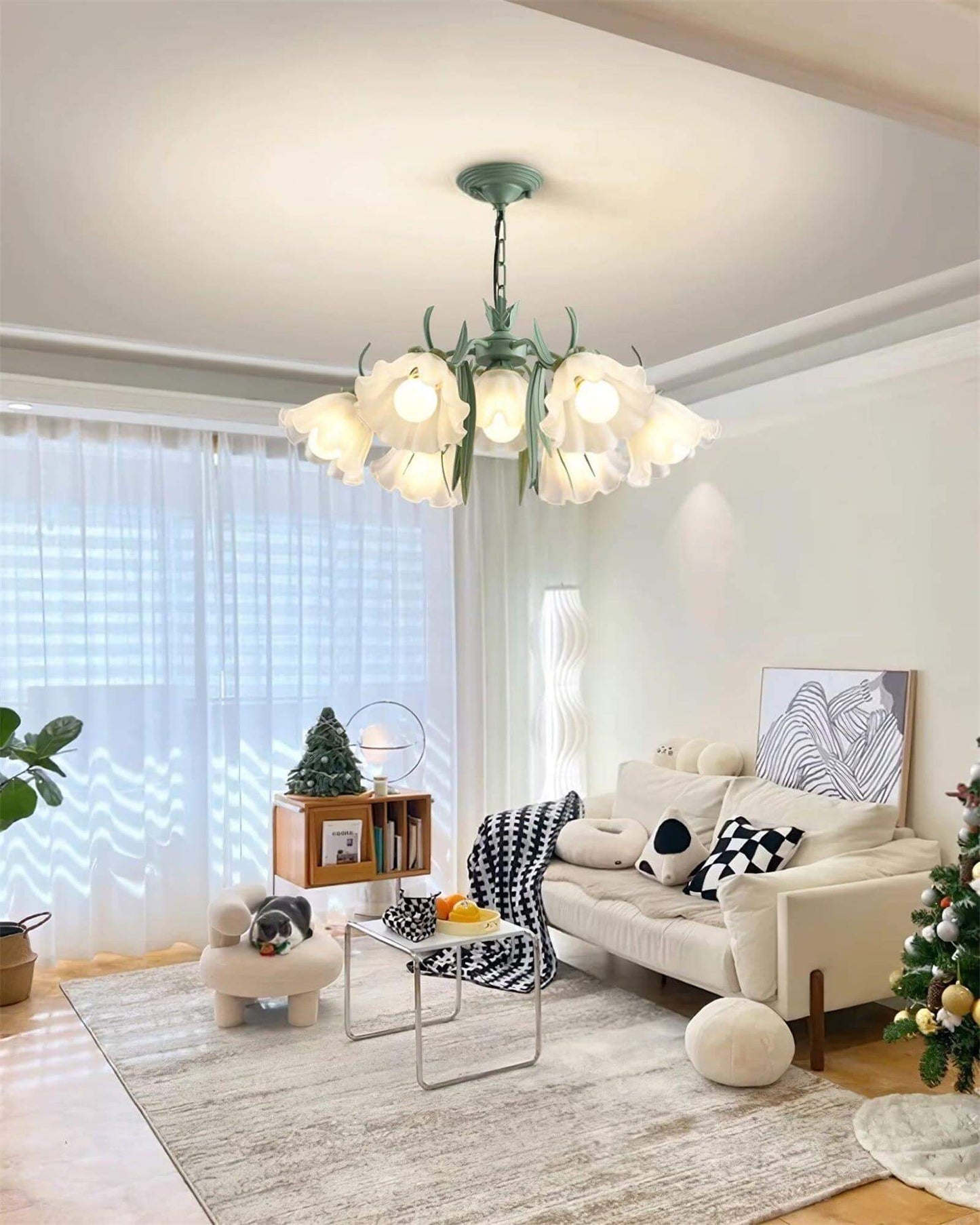 Maysea Lily Flower Chandelier