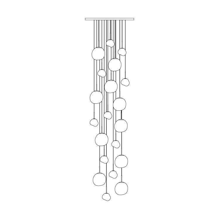 Lava Combination Pendant Light