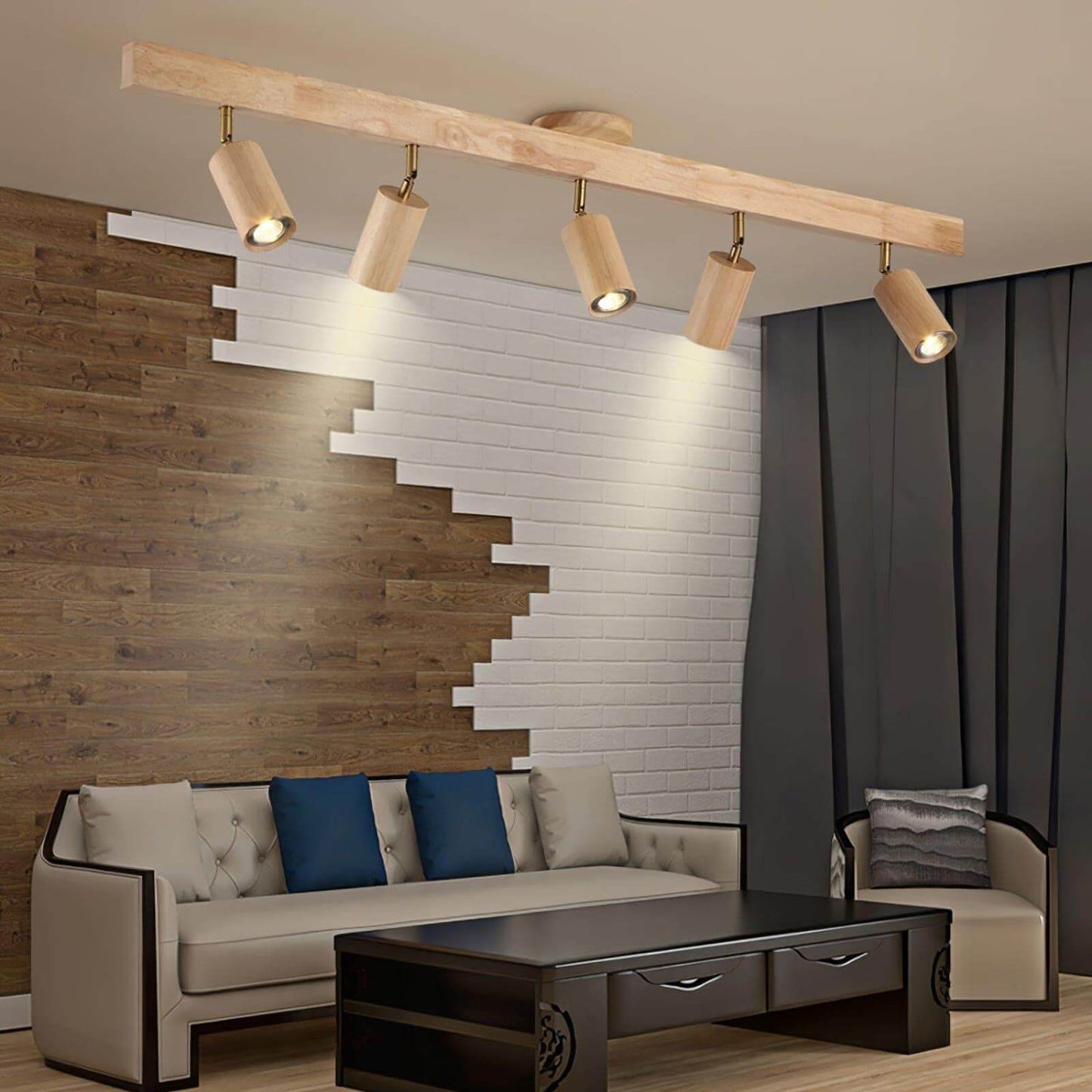 Merlo Wood Track Lighting