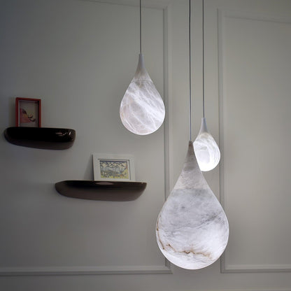 Raindrop Alabaster Pendant Light