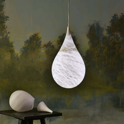 Raindrop Alabaster Pendant Light