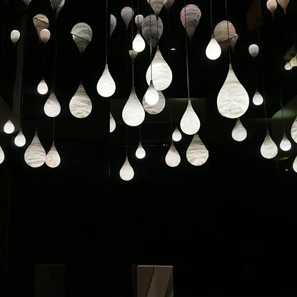 Raindrop Alabaster Pendant Light