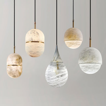 Raindrop Alabaster Pendant Light