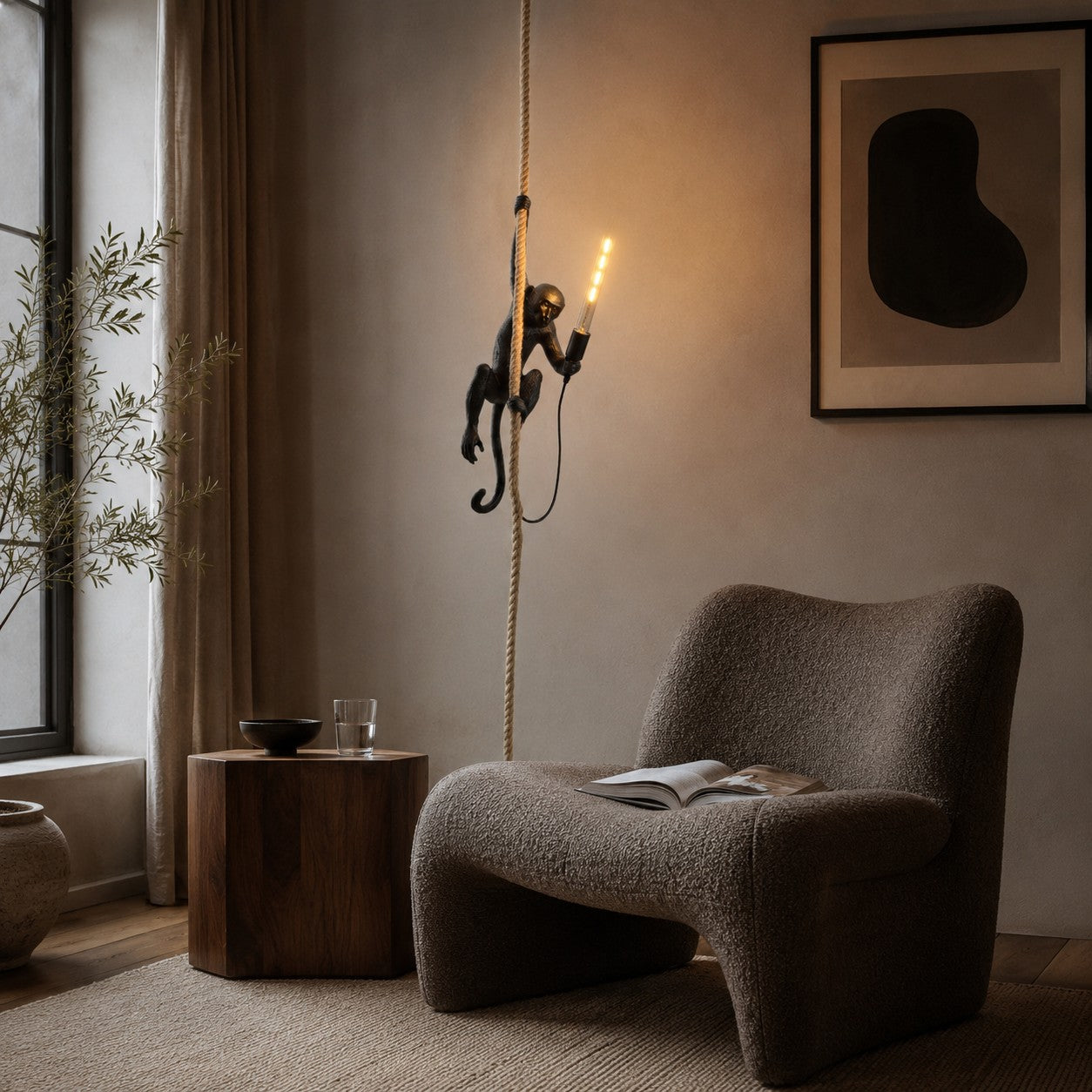 Monkey Pendant Lamp