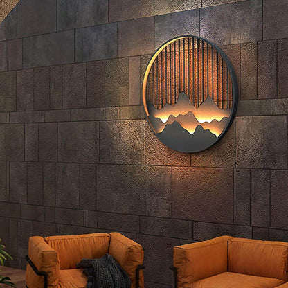 Mountain Outdoor Wall Lamp