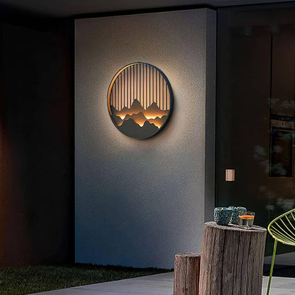 Mountain Outdoor Wall Lamp