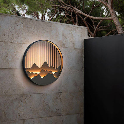 Mountain Outdoor Wall Lamp