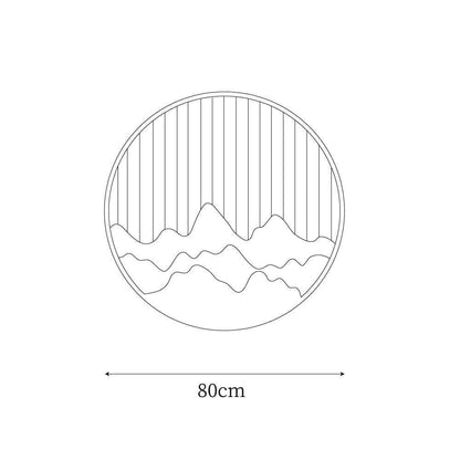 Mountain Outdoor Wall Lamp