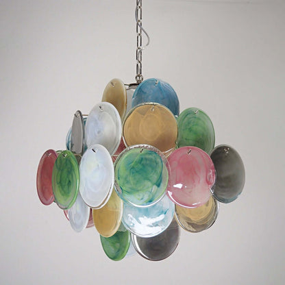 Murano Disk Chandelier 20"