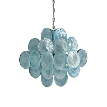 Murano Disk Chandelier 20"