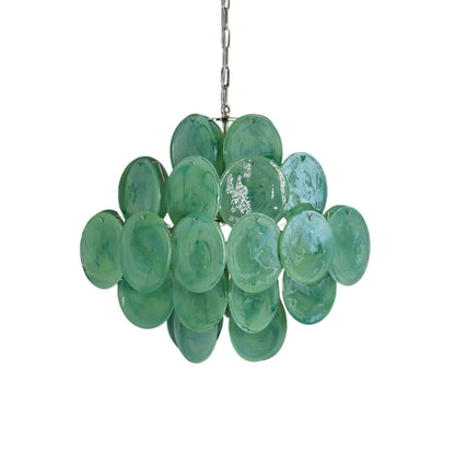 Murano Disk Chandelier 20"