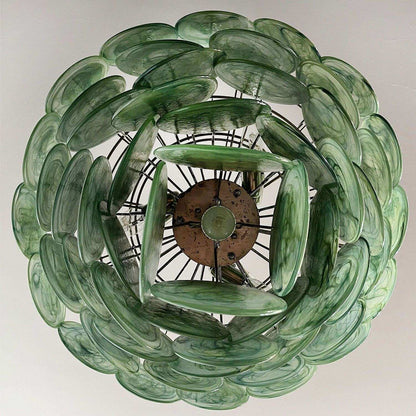 Murano Disk Chandelier 27"
